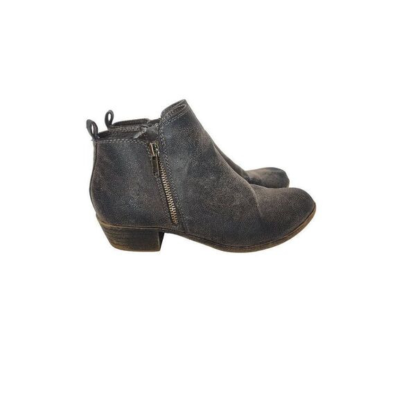 Dunes Distressed Dolly Ankle Boots Size 8, Grey/Brown - Picture 1 of 6